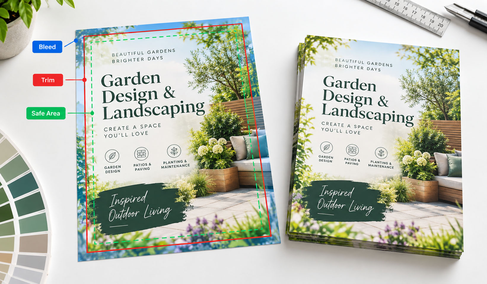 Bleed, Trim and Safe Areas Explained: A Guide to Print Artwork