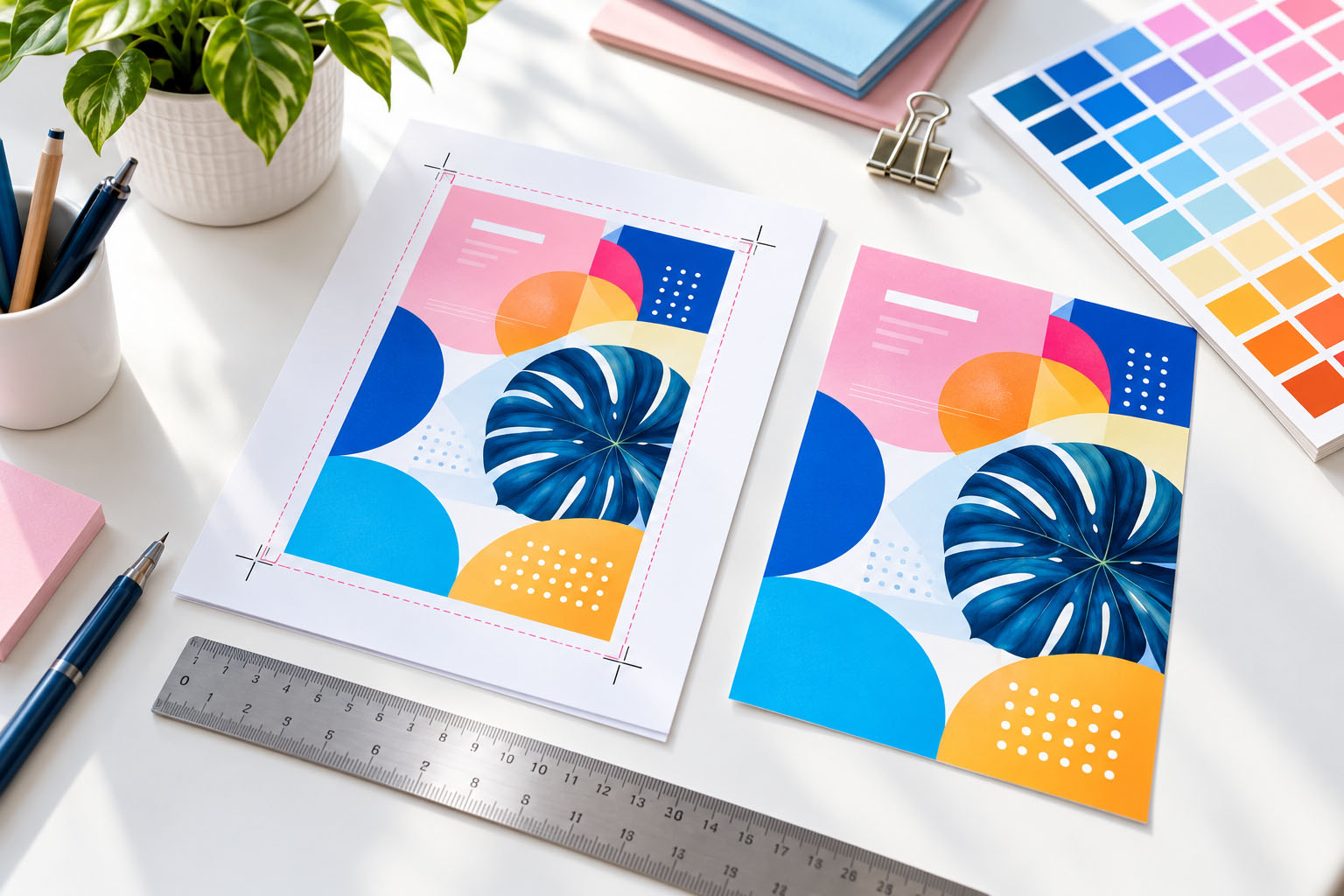 Showing print bleed in Canva