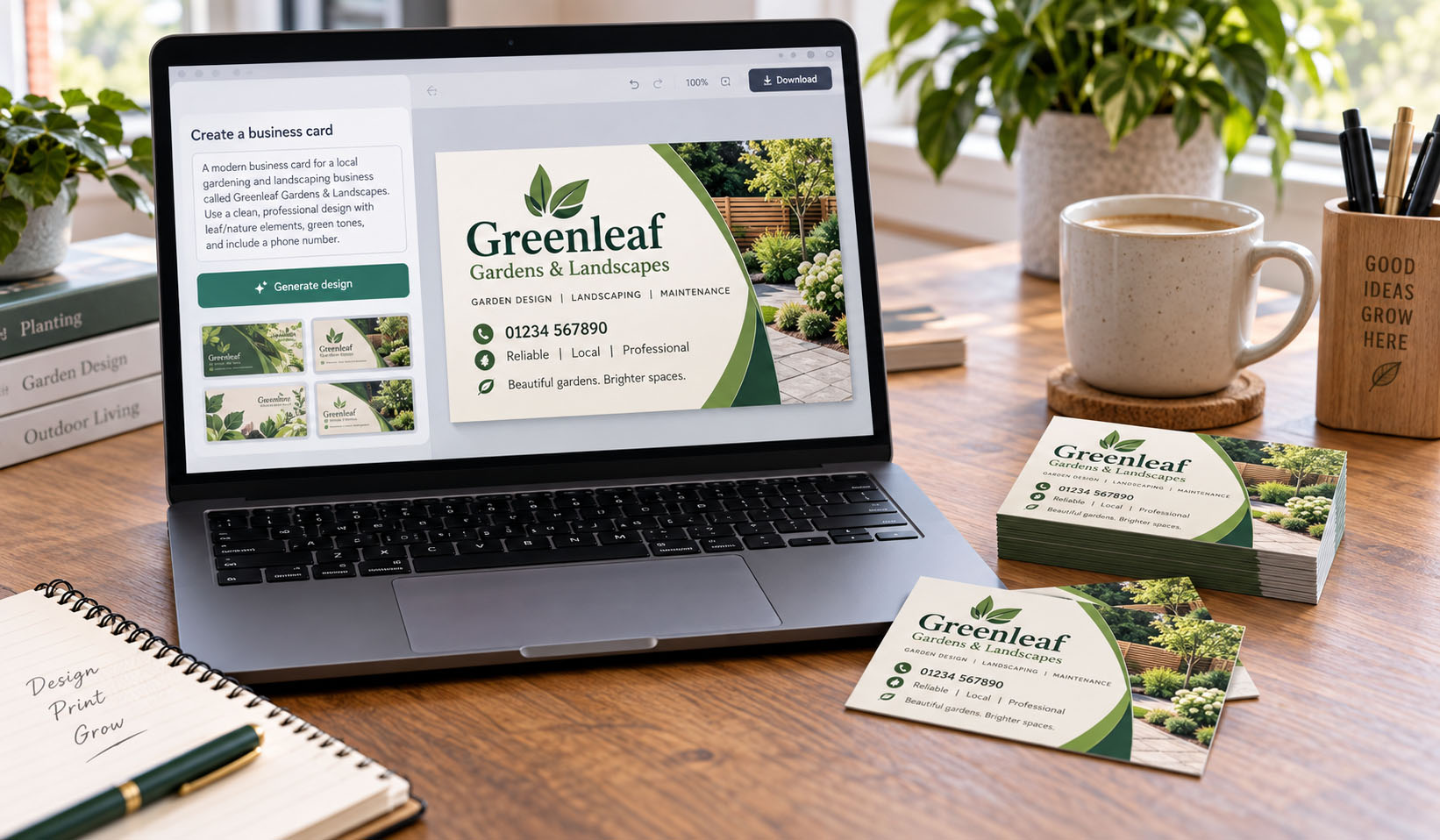 How to Print Business Cards Designed with ChatGPT or AI