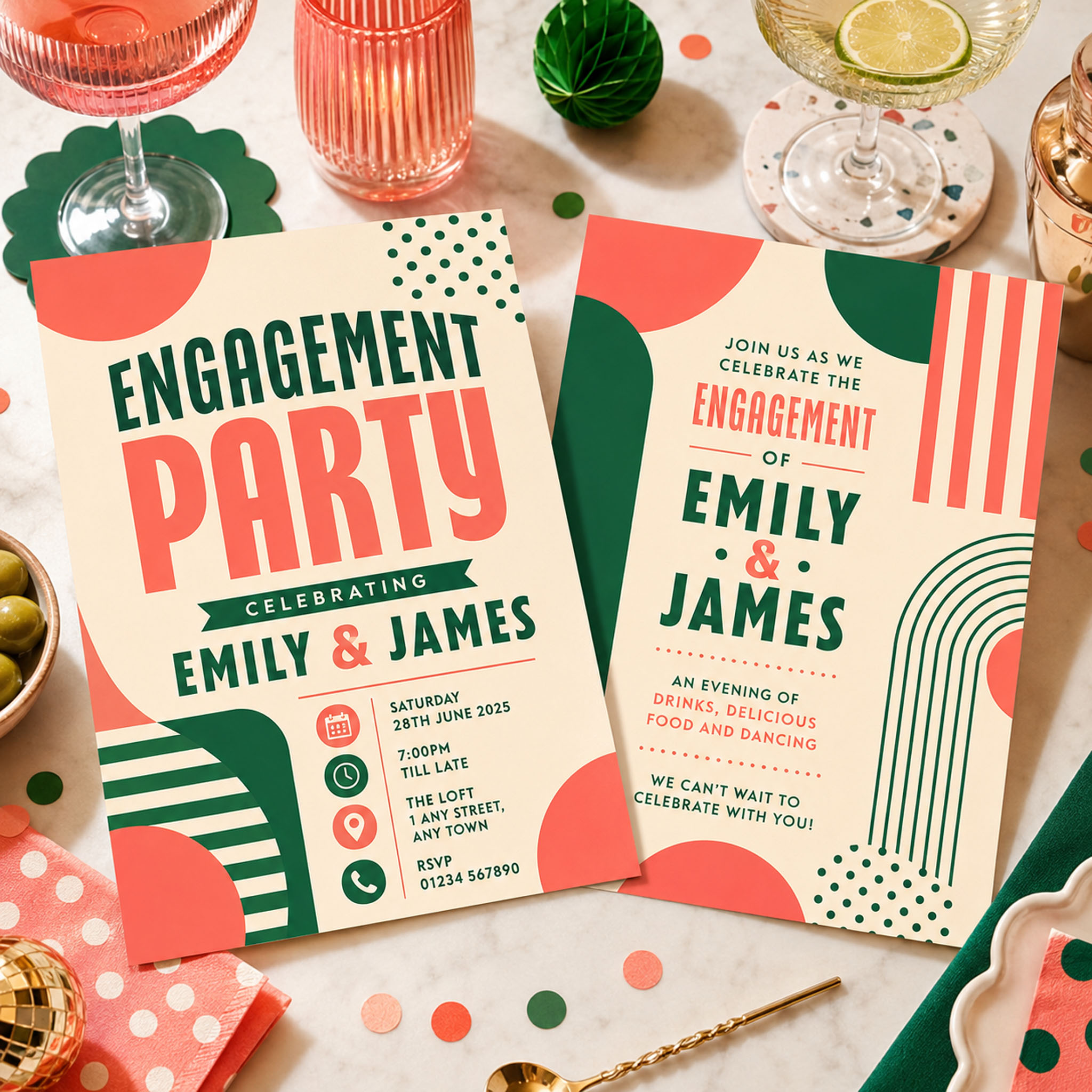 a5 invitations
