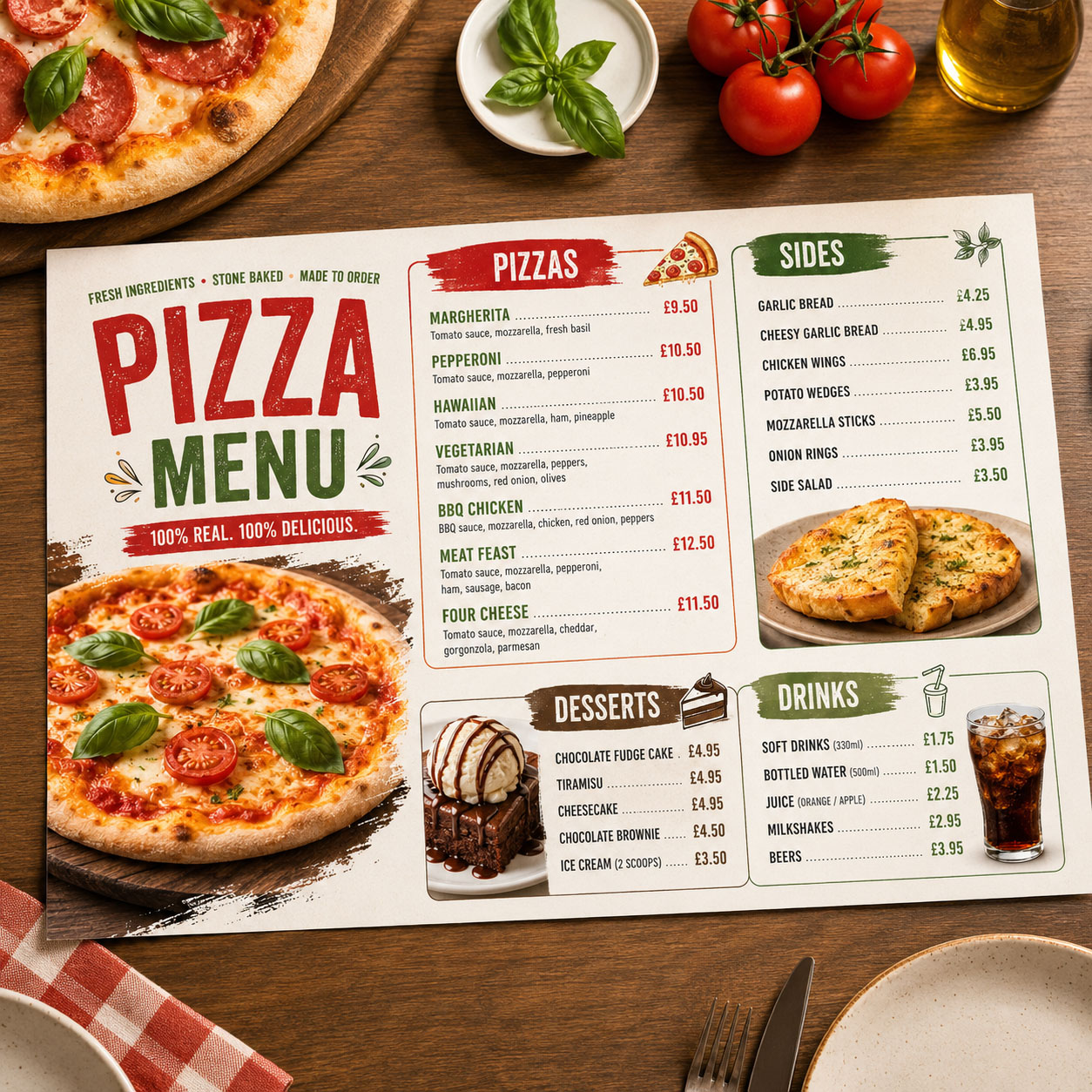 a3 leaflets